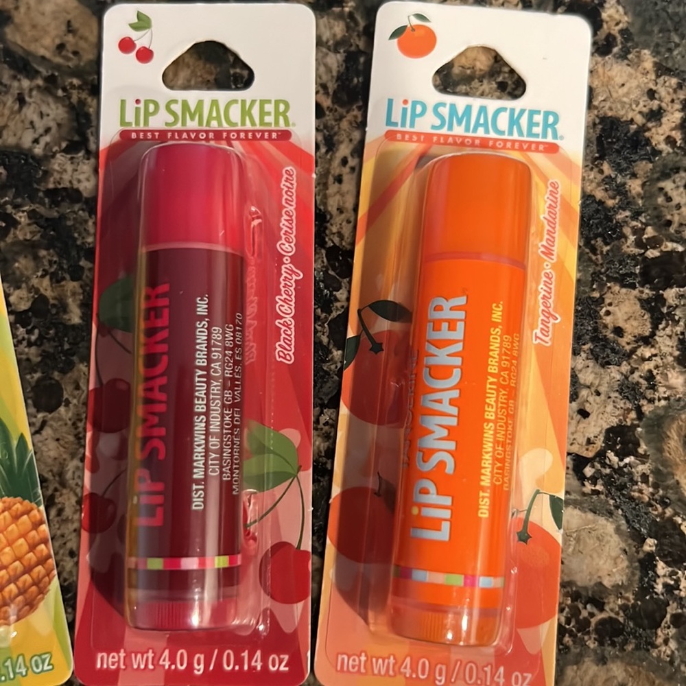 Copy listing Lip Smacker (3) Pack Set Pineapple, Black Cherry & Tangerine - Picture 3 of 3